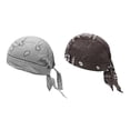 thumbnail image 1 of Forro para casco, hip hop, de secado rápido, sombreros piratas, bandanas, gorros, pañuelos para la cabeza marrón gris claro, 1 of 5