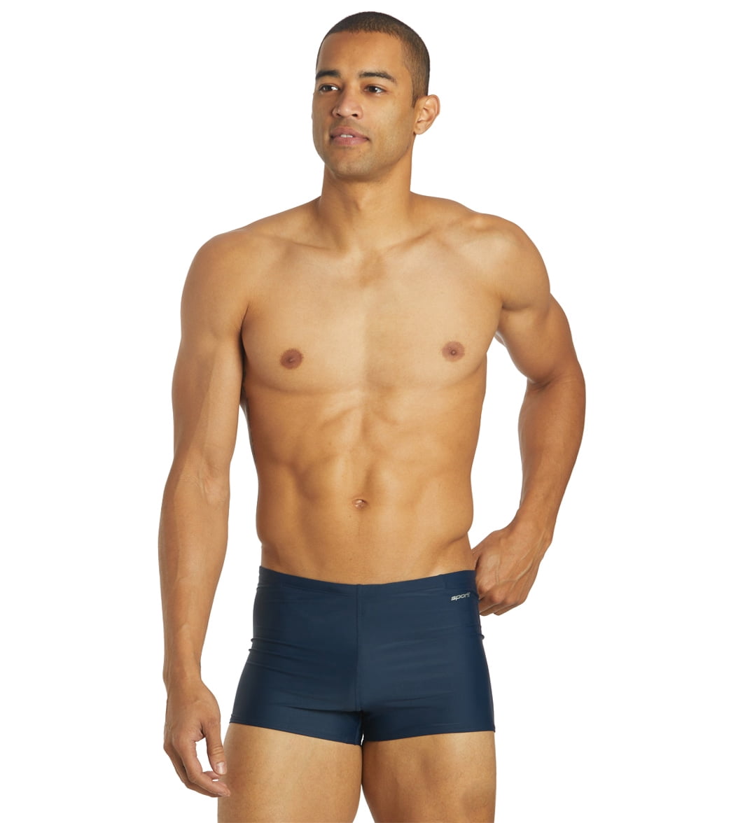 Sporti Solid Swim Square Leg Swimsuit, Briefs (Men’s)