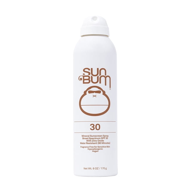 Protector solar en aerosol Sun Bum Mineral SPF 30, 177 ml, vegano