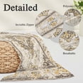 thumbnail image 4 of Beige Vintage Boho Body Pillow Cover 20x54, Ethnic Tribal Geometric Abstract Decorative Pillowcase with Zipper, Microfiber Pillow Protector, Soft Breathable Long Lumbar Pillowcases for Women, 4 of 9