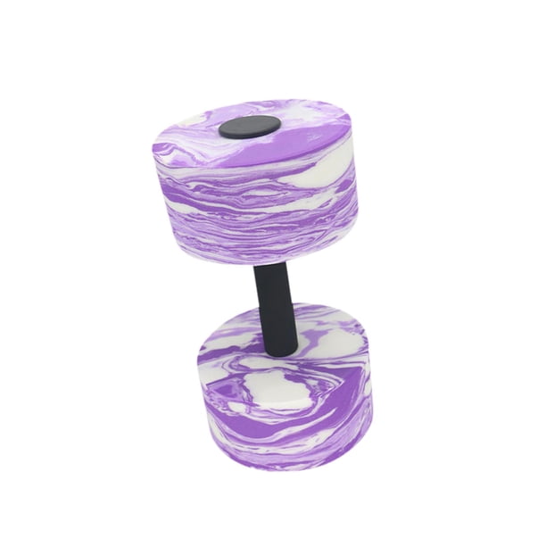 Mancuernas de espuma EVA para deportes acuáticos, ideales para niños y adultos. blanco violeta