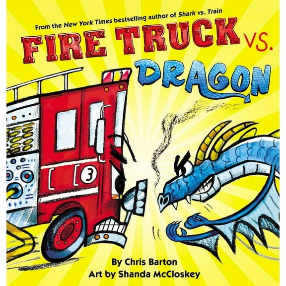Fire Truck vs. Dragon (Hardcover)