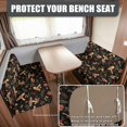 thumbnail image 2 of FOR U DESIGNS Mushroom Print 2 Pcs RV Dinette Cushion Covers Comfortable Replacement Camper Cushion Slipcover Sofa Furniture Protector 1 Backrest Covers and 1 Bench Covers, 2 of 7
