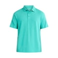 thumbnail image 4 of George Men's & Big Men's Poly Polo with Short Sleeves, Sizes S-3XL, 4 of 5