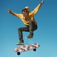 thumbnail image 6 of 33"x9" Skateboard Grip Tape Protector Sheets Nonslip Protection Griptape Sheet for Outdoor Sports Soft Pink Tie-dye Pattern, 6 of 7