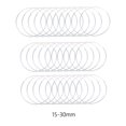 thumbnail image 6 of Watch Gasket Rubber Washer Seals 0.9mm Height 0.45mm Thick White Gasket Rubber O for 1.0mm-1.2mm Wristband Watches Supplies 31Pcs 15-30mm, 6 of 6