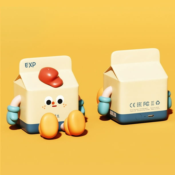 Adornos de luz nocturna de cartón de leche, lámpara de escritorio Kawaii de 500 mAH, decoración para el hogar de 3 velocidades Ndcxsfigh Para estrenar