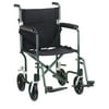 Drive Medical Flyweight Lightweight Folding Transport Wheelchair