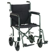 Drive Medical Flyweight Lightweight Folding Transport Wheelchair