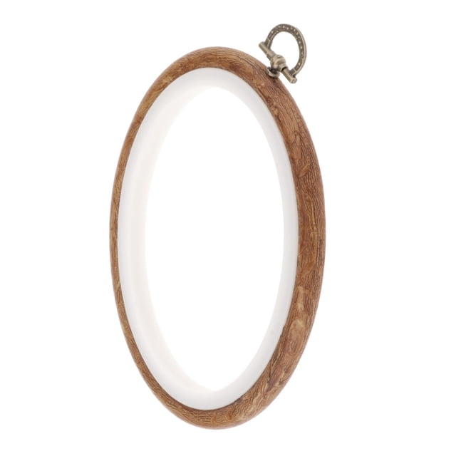 Marcos de exhibición de con forma ovalada para costura El 15x19cm Sunnimix aro de bordado