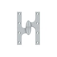 thumbnail image 3 of Deltana OK6040B26D-L 6" x 4" Hinge in Brushed Chrome, 3 of 3