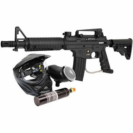 Tippmann U.S. Army Alpha Black Elite Paintball Marker Power Pack, Black