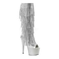 thumbnail image 2 of Women's Pleaser Adore 2024RSF Open-Toe Fringe Knee-High Boot, 2 of 5