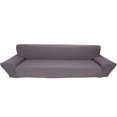 thumbnail image 1 of Sofá Cover Funda para Sillon Sala de Poliéster Spandex 1-4 Seater Elásticas Antideslizante Antiarrugas Color sólido Elegante (Gris, 4Seat=93") Amonsee No, 1 of 3