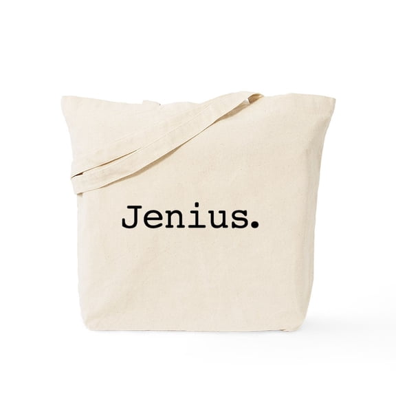 CafePress - Jenius Tote Bag - Unisex Canvas Tote Bag, Beige, 1-Piece
