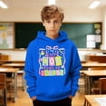 thumbnail image 2 of oqasdz Sweatshirts for Girls 100 Days of School Cute Graphic Hooded Sweatshirt Athletic Playwear Long Sleeve Pullover Comfy Casual Streetwear, 2 of 6