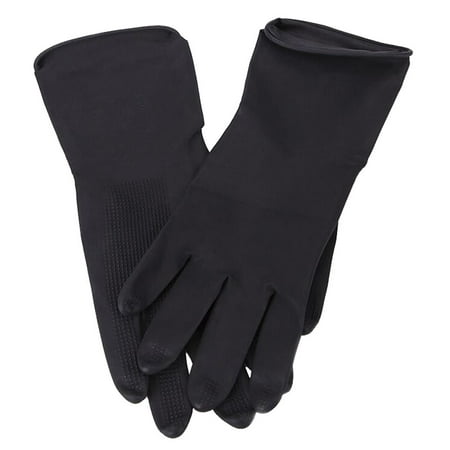 

5 Pairs Non-slip Hair Dye Gloves Barber Hand Protectors Latex Gloves Hair Beauty Tools Hairdressing Supplies for Women Men (Size