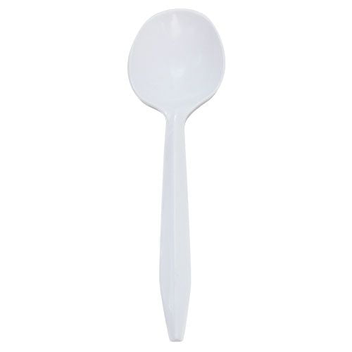 Karat PP Plastic Medium Weight Soup Spoons White 1,000 ct