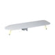 thumbnail image 4 of Tabla de planchar plegable con soporte para plancha. Tabla de planchar pequeña para apartamento o dormitorio. Gris amarillo, 4 of 9