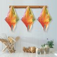 thumbnail image 5 of 6PCS Dish Towels and Dish Cloths Reuseable Dishcloths Sets for Washing Dishes, Cooking, Baking Size 11" x 11" Various Shades Autumn Leaves, 5 of 9