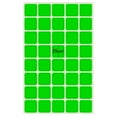 thumbnail image 4 of UOFFICE Square Adhesive Labels, 25mm x 25mm, Green, 4 of 10