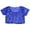 Blue, variant on Tops for Teens Girls Glitter Sequin Crop Top Short Sleeve Shirt for Stage Performance Singing Dancing and Show Elastic Tee Girls Tops 3-8 Years One Size