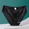 thumbnail image 2 of VONCOS Womens Plus Size Breathable Bikini Panties, Low Rise Seamless Moisture Wicking Nylon Spandex Mesh Underwear, Black, XL-3XL,Size 3XL, 2 of 3