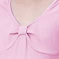 thumbnail image 6 of Girls Short Sleeve Dance Leotard with Front Bow Detail,Cute Ballet Bodysuit, 6 of 7