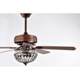 thumbnail image 2 of Violette 52 in. 3-Light Indoor Antique Copper Finish Ceiling Fan with Light Kit and Remote, 2 of 5