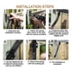 thumbnail image 5 of Tension Spring Adjustable Door Closer Automatic Door Closer Bar Door Closer Gate Springs Door Close, 5 of 5