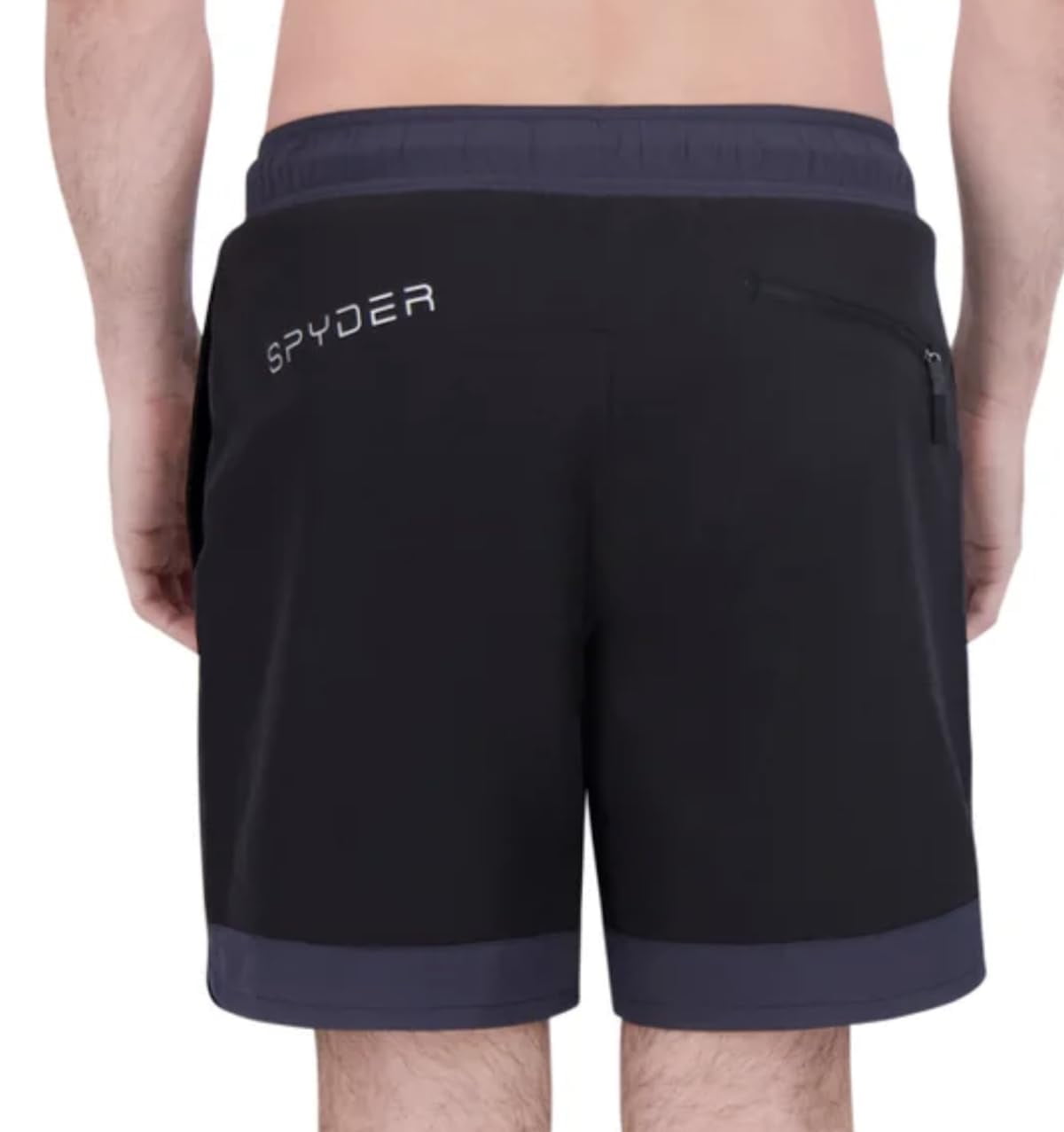 Spyder Men's UPF 30+ Breathable Comfort Stretch Swim Short (US, Alpha, Small, Regular, Regular, Black)