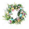 thumbnail image 4 of 45cm Easter Wreath with Pastel Eggs Front Door Window Hanging Artificial D, 4 of 8