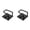 Black-2pcs, variant on Stainless Steel Sponge Holder for Kitchen Sink - Rustproof Brushed SUS 304 Sponge Caddy Organizer, No Drilling Wall/Surface Mount Sponge Holder, Drainage Design, Clutter-Free Storage,Silver