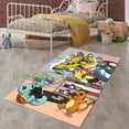 thumbnail image 3 of LaModaHome Non-Slip Rug Knitted Design Area Rug with Pikachu Washable Mat Child Stain Resistant Living Room Kitchen Carpet - Size: 6,6X2,6ft(200X80cm), 3 of 4