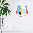 thumbnail image 2 of Wynwood Studio Prints Minutes Abstract Paint Wall Art Canvas Print Blue Light Blue 12x12, 2 of 3
