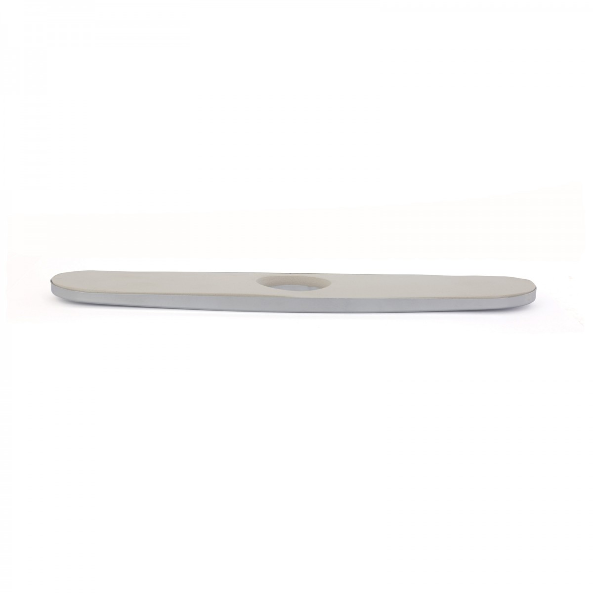 Renovators Supply Manufacturing 8-Inch Chrome Plated Brass Faucet Cover Plate – Single Hole Bathroom Sink Escutcheon for Widespread Faucet Installation by Renovators Supply Manufacturing