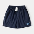 thumbnail image 2 of KPOPLK Toddler Boys Athletic Shorts Kids Quick Dry Side Slit Basketball Gym Shorts with Pockets 1-6 Years Size 2-3 Years,Navy, 2 of 8