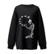thumbnail image 3 of Sudadera Para Mujer Sudaderas Con Cuello Redondo Moda de Acción de Gracias Impreso Blusa Suelta de Manga Larga Cuello Redondo Casual Pullover Tops Sweatershirt Odeerbi ODB132048, 3 of 4