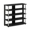thumbnail image 2 of Furinno Turn-N-Tube 5-Tier Shoe Rack, Wood and Metal, Americano, 2 of 6
