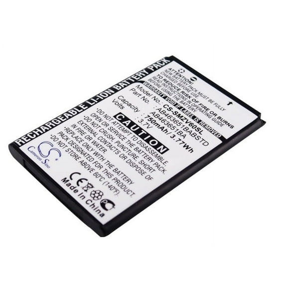 750mAh AB46365UG AB463651BA AB463651BE AB463651BABSTD Battery for Samsung SGH-T739 SGH-S5600 SGH-ZV60 SGH-R450 Katalyst SGH-J800
