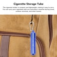 thumbnail image 4 of Portable Keychain  Case, Aluminum Alloy  Tube  Organization  For Commuting Gold,Blue,Silver,Black, 4 of 8