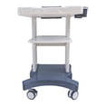 thumbnail image 4 of INTBUYING Portable Tool Cart 3 Holes Mobile Trolley Cart with Handle Caster for Placing and Transporting B-ultrasonic Machine, 4 of 8