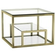 thumbnail image 2 of Home Square Multi Shelves Steel End Table in Gold - Set of 2, 2 of 2