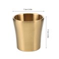 thumbnail image 2 of BESTYASH Vaso Reutilizable Para Enjuague Bucal En Acero Inoxidable Color Dorado, 2 of 6