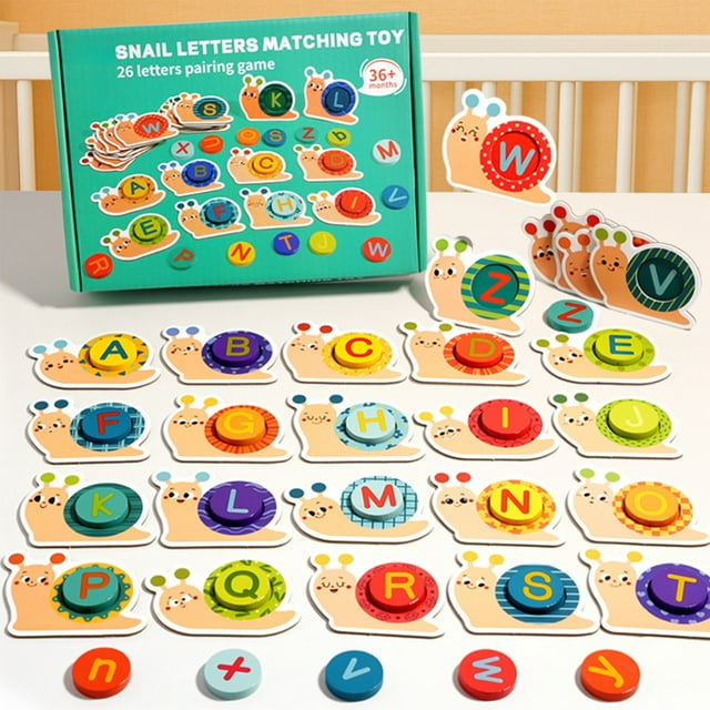 Letter Toys Early Education Puzzle Blocks Three-dimensional Letter Matching Puzzles And Puzzle Board Teaching