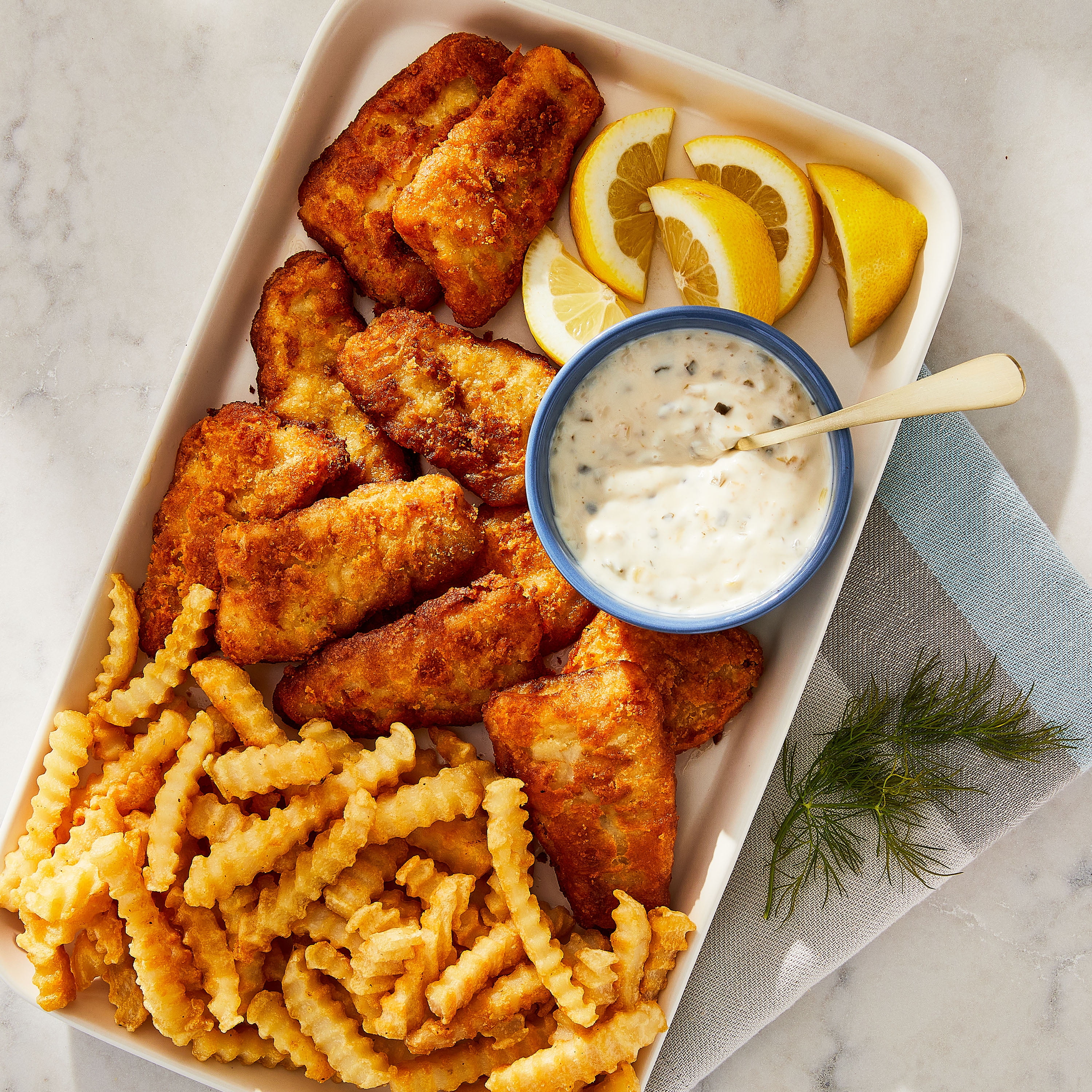 Great Value Crispy Battered Fish Fillets, 19 oz, 10 Count