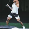 thumbnail image 3 of Pantalones cortos de compresión con estampado de Anime para hombre, Shorts de gimnasio de rendimiento atlético con bolsillos, secado rápido, Fitness, entrenamiento, boxeo, 2 en 1, 3 of 5