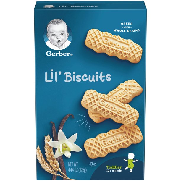 Gerber Toddler Food, Vanilla Baby Snack, 4.44 oz Box - Walmart.com