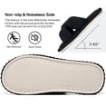 thumbnail image 5 of Ecetana Women's Slippers Soft Comfort House Shoes for Women Cross-Strap Fleece Slippers, 5 of 7