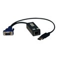 thumbnail image 3 of Tripp Lite USB Server Interface Unit 8 Pack KVM Switch HD15 USB RJ45 TAA - Clavier / Vidéo / Souris / Adaptateur USB - HD-15 (VGA) (m) vers USB, RJ-45 (Lot de 8), 3 of 7